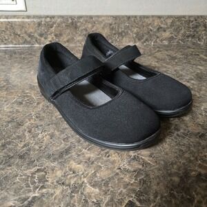 Orthofeet Springfield 827 Womens Black Mary Jane Comfort Shoes SZ 10 XXW  4E